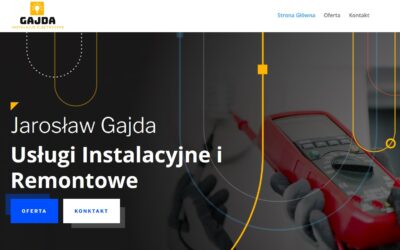 Gajda Jarosław. Usługi instalacyjne i remontowe